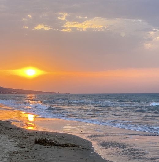 Sonnenuntergang am Strand Capojale